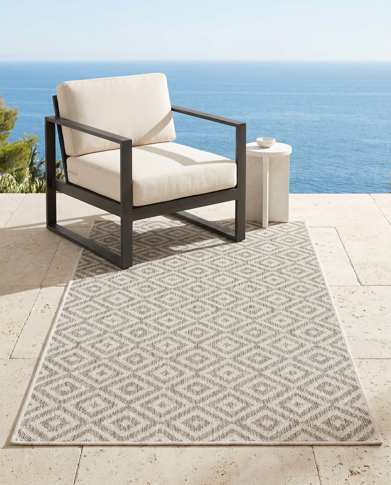 Urban Oasis Rugs Collection Area Rug -  Rooftop (Light Gray) Rectangle Light Gray  lifestyle 11