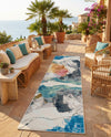 Urban Terrace Collection Area Rug -  Arbor Runner Multi  lifestyle 41