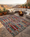 Urban Terrace Collection Area Rug -  Arcade Rectangle Multi  lifestyle 35