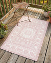 Tribal Terrace Treasures Collection Area Rug -  Incan Isle (Pink) Rectangle Pink  lifestyle 19