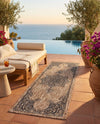 Patio Heritage Collection Area Rug -  Charleston (Beige) Runner Beige  lifestyle 60