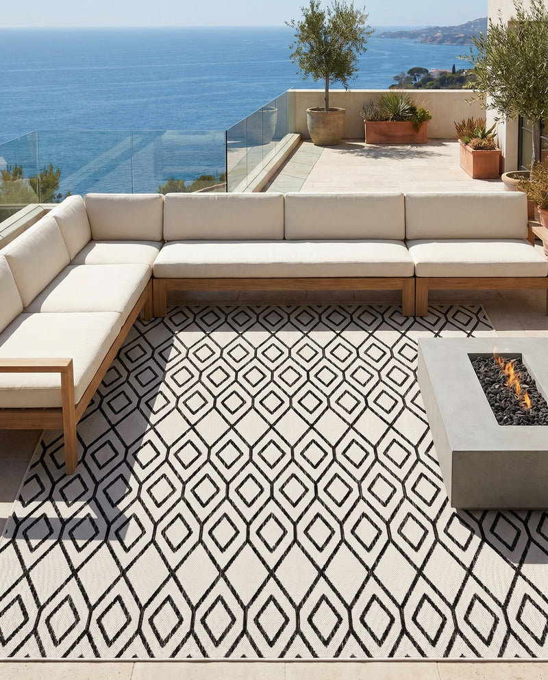 Urban Oasis Rugs Collection Area Rug -  Boulevard (Ivory) Rectangle Ivory  lifestyle 7
