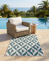 Urban Oasis Rugs Collection Area Rug -  Highrise (Teal) Rectangle Teal  lifestyle 23