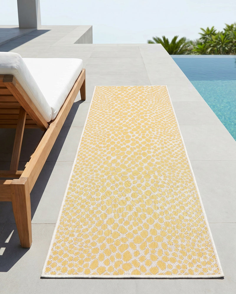 Urban Oasis Rugs Collection Area Rug -  Terrace (Yellow Ivory) Runner Yellow Ivory  lifestyle 32