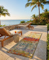 Urban Terrace Collection Area Rug -  Terrace Runner Multi  lifestyle 48