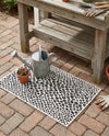 Urban Oasis Rugs Collection Area Rug -  Terrace (Black) Rectangle Black  lifestyle 24