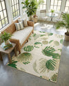 Seaside Blooms Collection Area Rug -  Ivy Rectangle Green  lifestyle 25