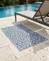 Savannah Escape Collection Area Rug -  Amazon (Blue) Rectangle Blue  lifestyle 23