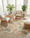 Coastal Terrace Collection Area Rug -  Driftwood Rectangle Ivory  lifestyle 35