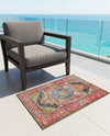 Patio Heritage Collection Area Rug -  Sanctuary Rectangle Multi  lifestyle 31