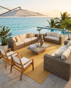 Seaside Serenity Collection Area Rug - Veranda (Corn Harvest Yellow) Rectangle Corn Harvest Yellow  lifestyle 19