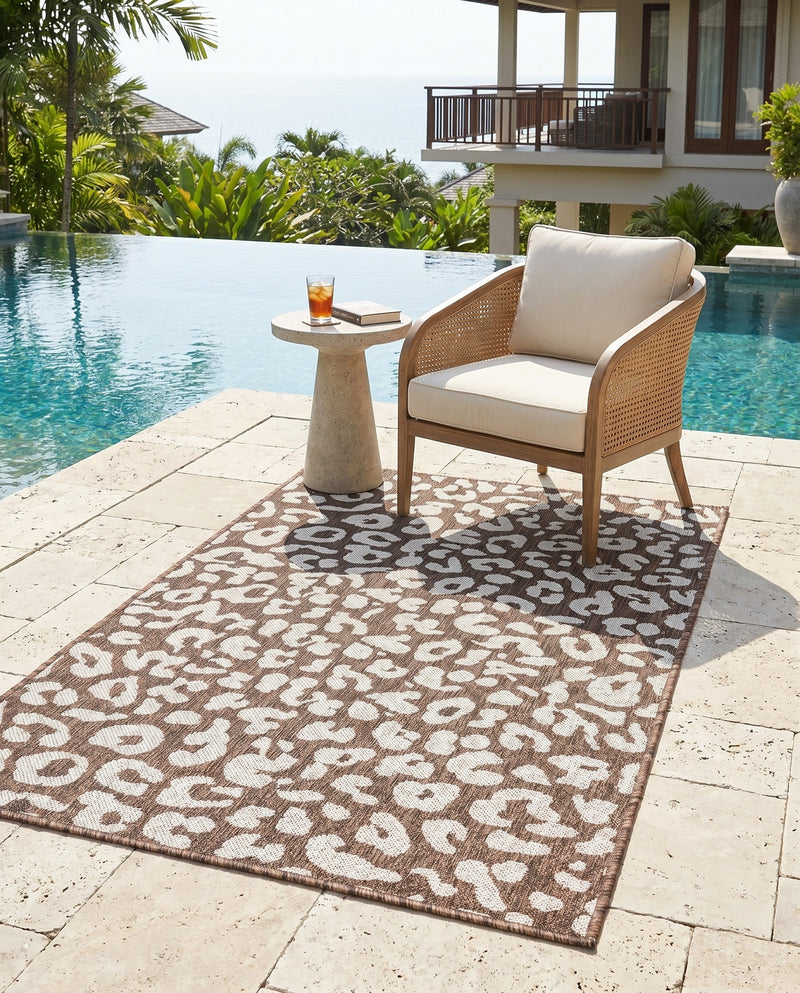 Savannah Escape Collection Area Rug -  Amazon (Brown) Rectangle Brown  lifestyle 20