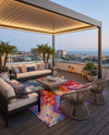 Urban Terrace Collection Area Rug -  Laneway Rectangle Multi  lifestyle 12