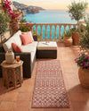 Savannah Pergola Collection Area Rug -  Pergola (Rust Red) Runner Rust Red  lifestyle 53