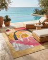 Urban Terrace Collection Area Rug -  Skyline Rectangle Multi  lifestyle 16
