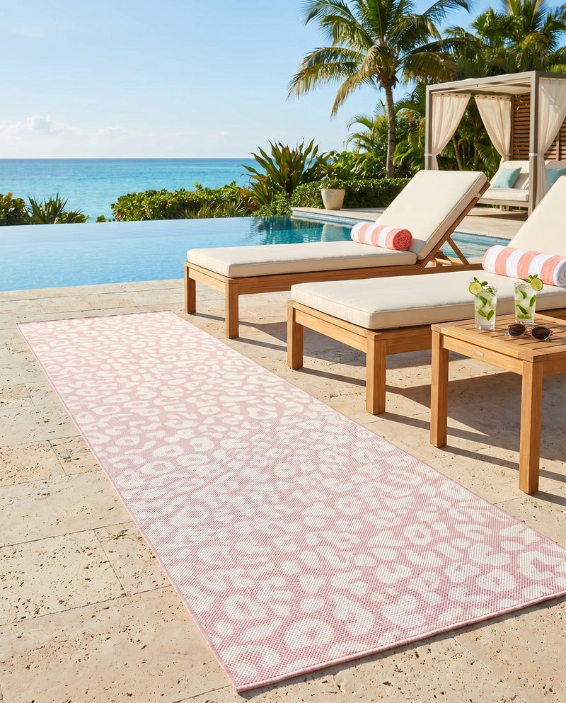 Savannah Escape Collection Area Rug -  Amazon (Pink Ivory) Runner Pink Ivory  lifestyle 44