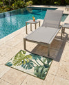 Seaside Blooms Collection Area Rug -  Ivy Rectangle Green  lifestyle 20