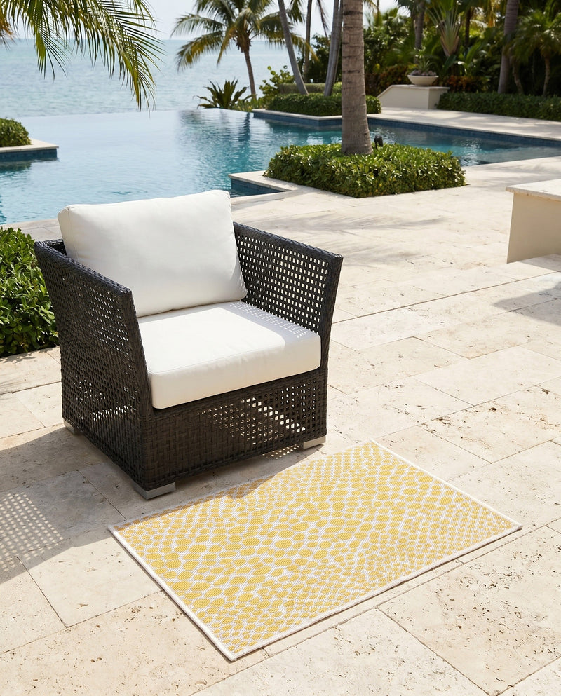 Urban Oasis Rugs Collection Area Rug -  Terrace (Yellow Ivory) Rectangle Yellow Ivory  lifestyle 16