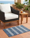 Urban Oasis Rugs Collection Area Rug -  District (Blue) Rectangle Blue  lifestyle 24