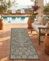 Patio Heritage Collection Area Rug - Savannah (Green) Runner Green  lifestyle 67