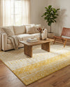 Mediterranean Lattice Collection Area Rug -  Casablanca (Ivory and Yellow) Rectangle Ivory and Yellow  lifestyle 10