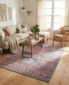 Zahara Oasis Collection Area Rug -  Fez Rectangle Blue  lifestyle 21