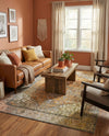 Heritage Elegance Collection Area Rug -  Windsor (Yellow) Rectangle Yellow  lifestyle 11