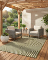 Urban Terrace Collection Area Rug -  Astoria (Green) Rectangle Green  lifestyle 14