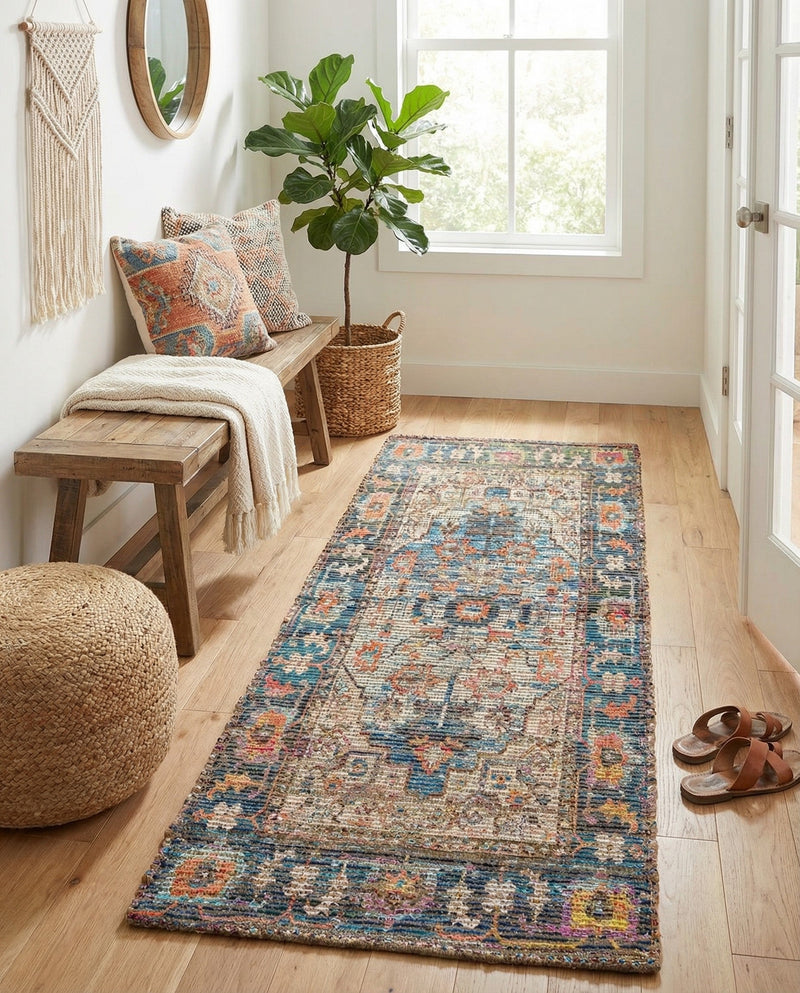 Savannah Threads Collection Area Rug -  Atacama Runner Multi  lifestyle 47