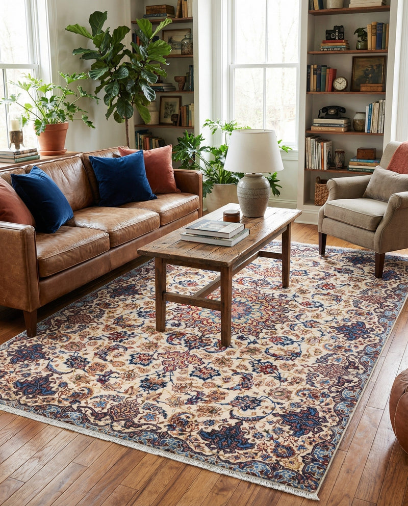 Bazaar Chic Collection Area Rug -  Meknes Rectangle Beige  lifestyle 14