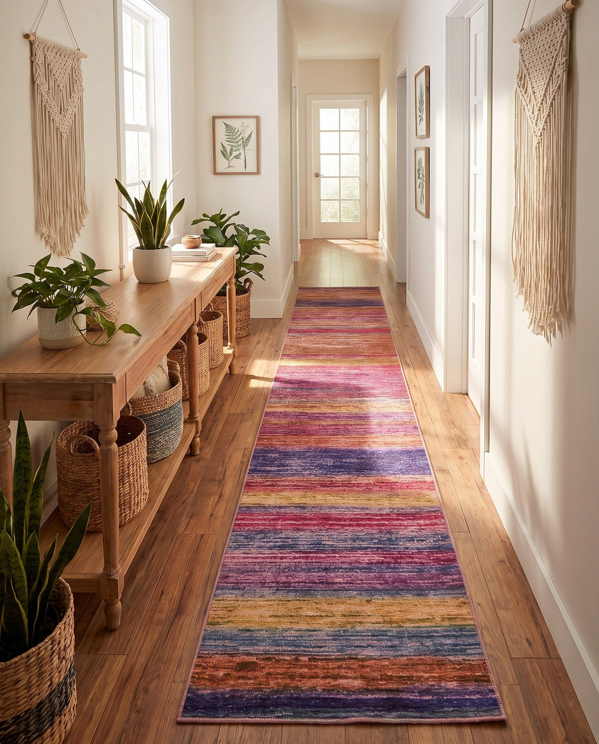 Sahara Essence Collection Area Rug - Oasis (Multi) Runner Multi  lifestyle 93