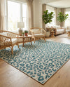 Savannah Escape Collection Area Rug -  Amazon (Teal) Rectangle Teal  lifestyle 11