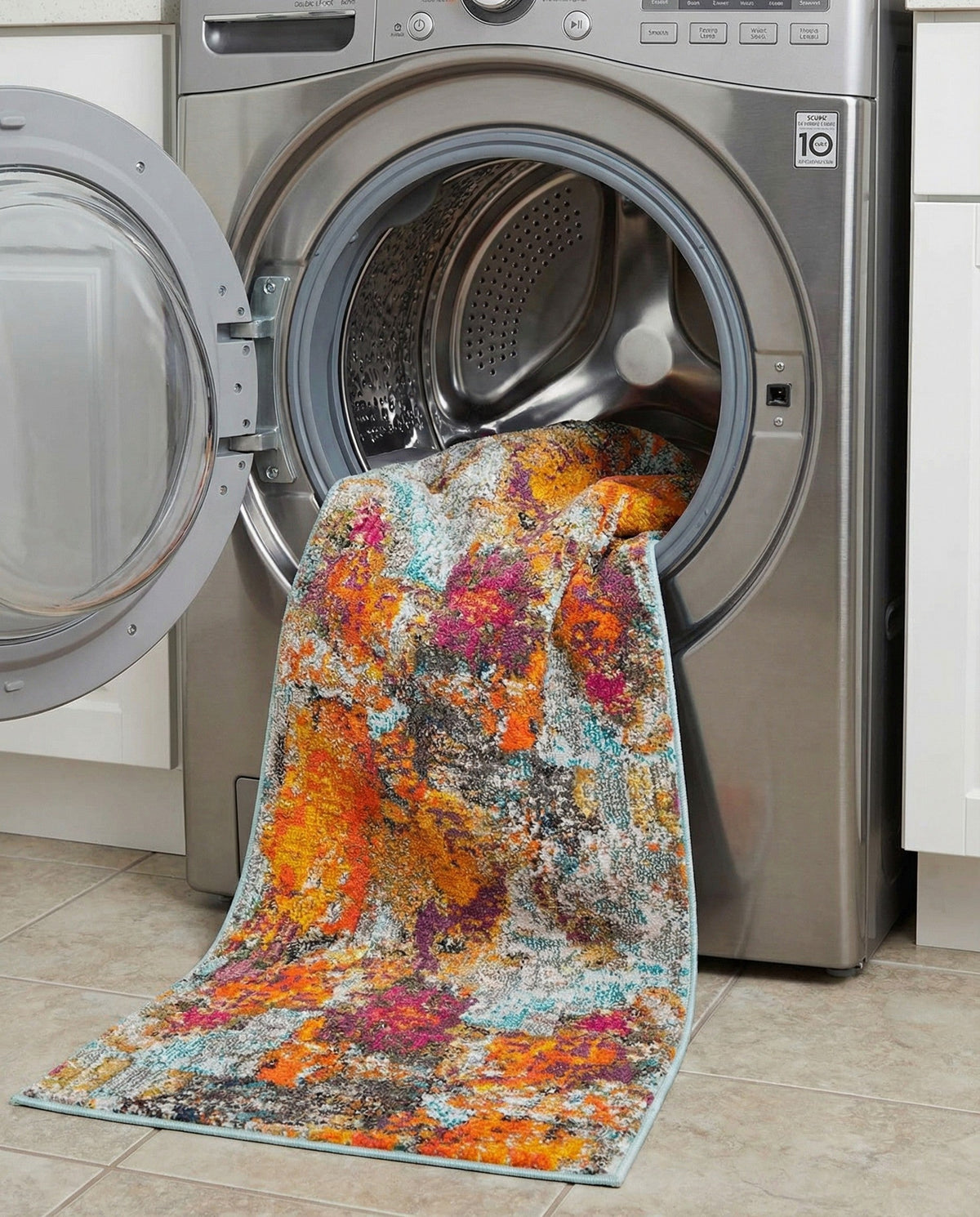 Colorburst Oasis Collection Area Rug -  Spectrum Runner Multi  lifestyle 45