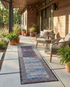 Urban Terrace Collection Area Rug -  Oasis Runner Multi  lifestyle 63