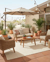 Jill Zarin Sedona Oasis Outdoor Collection Area Rug - Coconino (Pebble Stones) Rectangle Pebble Stones  lifestyle 20