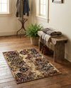 Bistro Lounge Collection Area Rug -  Piccolo Rectangle Beige  lifestyle 31