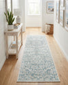 Coastal Haven Collection Area Rug - Seabreeze (Gray) Runner Gray  lifestyle 74