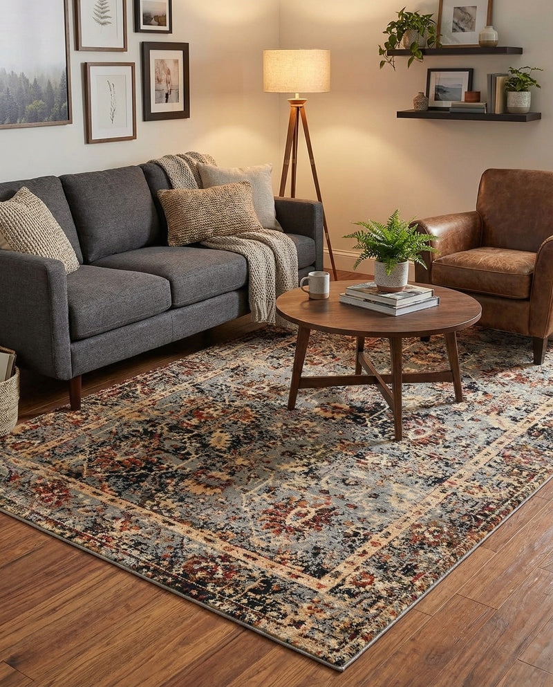 Neptune Elegance Collection Area Rug -  Galatea (Blue) Rectangle Blue  lifestyle 18