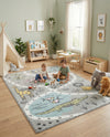 Wonder Tykes Collection Area Rug -  Enigma Rectangle Gray  lifestyle 13