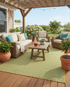 Urban Oasis Rugs Collection Area Rug -  Rooftop (Yellow and Aqua) Rectangle Yellow and Aqua  lifestyle 15