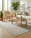 Seaside Serenity Collection Area Rug - Veranda (Light Gray) Rectangle Light Gray  lifestyle 13