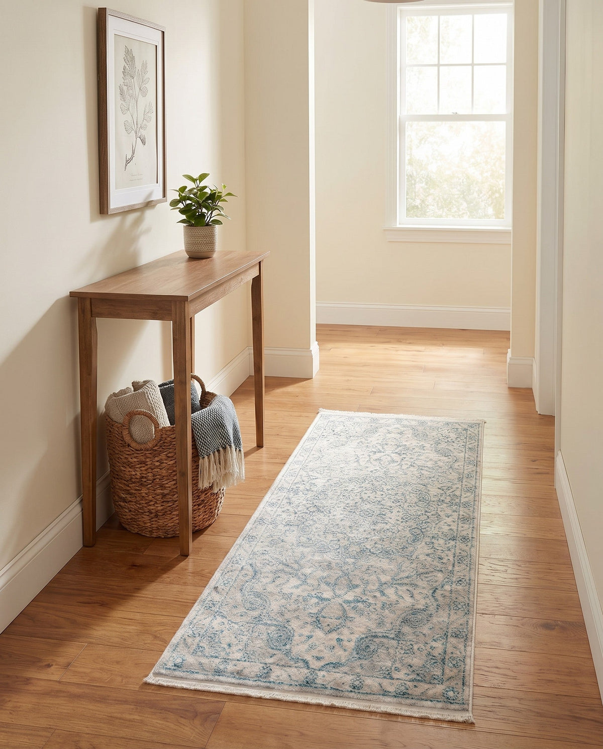 Coastal Haven Collection Area Rug - Seabreeze (Gray) Runner Gray  lifestyle 82