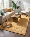 Alpine Plush Collection Area Rug -  Cortina (Sun Yellow) Rectangle Sun Yellow  lifestyle 7