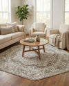Georgetown Rugs Collection Area Rug - Dupont (White) Octagon White  lifestyle 29