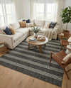 Urban Oasis Rugs Collection Area Rug -  District (Charcoal) Rectangle Charcoal  lifestyle 7