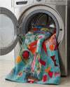 Colorburst Oasis Collection Area Rug -  Fresco Rectangle Aqua  lifestyle 26
