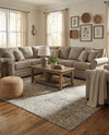 Seville Stripes Collection Area Rug -  Granada (Gray) Rectangle Gray  lifestyle 22