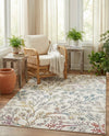 Meadow Breeze Collection Area Rug -  Sunbeam Rectangle Ivory  lifestyle 45