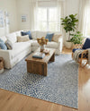 Urban Oasis Rugs Collection Area Rug -  Terrace (Blue) Square Blue  lifestyle 29