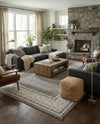 Soho Elegance Collection Area Rug -  Mercer (Gray) Rectangle Gray  lifestyle 30